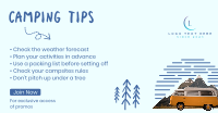Camping Tips Facebook Ad Design