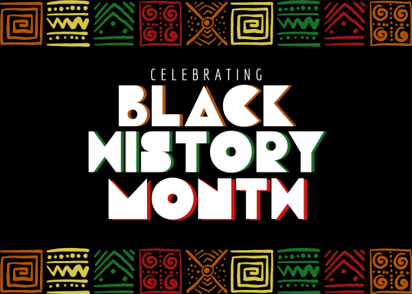 Black History Celebration Postcard Design