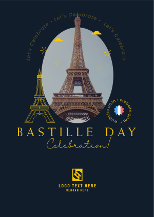 Let's Celebrate Bastille Flyer Image Preview