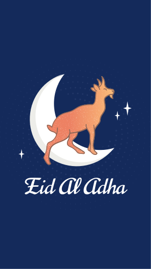 Eid Al Adha Goat Sacrifice Instagram story Image Preview