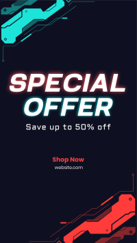 Mechanical Special Offer Instagram story Image Preview