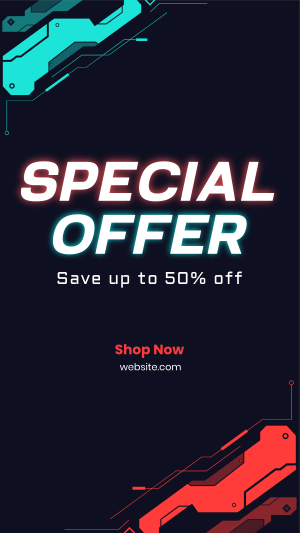 Mechanical Special Offer Instagram story Image Preview