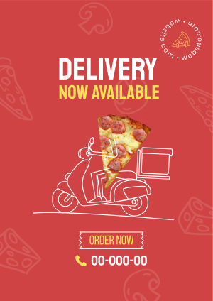 Pizza Delivery Flyer Image Preview