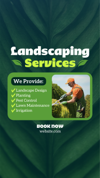 Landscaping Services List YouTube Short Preview