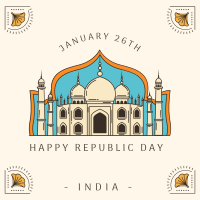 India Republic Day Instagram Post Design