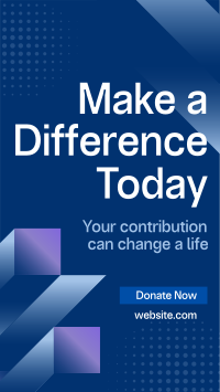 Donate Today Agnostic YouTube Short Design