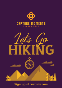 Mountain Hiking Trail Poster Image Preview