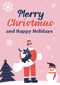 Christmas Holiday Santa Flyer Design