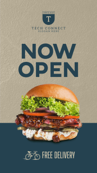 Burger Shop Opening Instagram story Image Preview