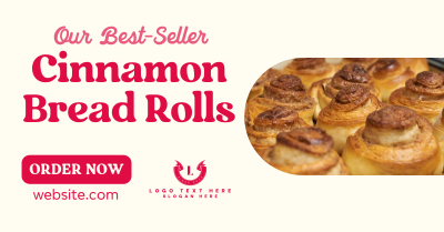 Best-seller Cinnamon Rolls Facebook ad Image Preview