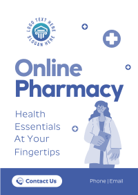 Online Pharmacy Poster Design