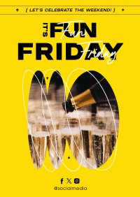 Fun Friday Party Celebrate Flyer Image Preview