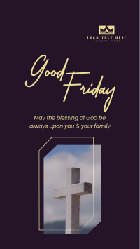 Good Friday Cross Facebook story Image Preview