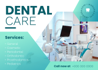 Formal Dental Lab Postcard Design