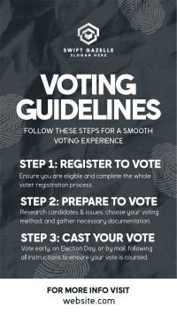 Election Voting Guidelines TikTok Video Image Preview