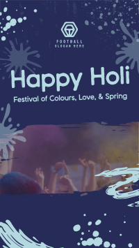 Holi Celebration Instagram Story Design