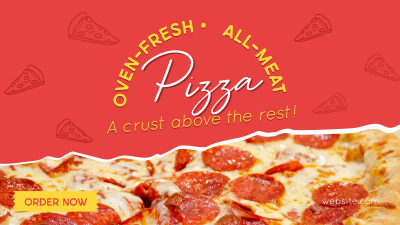 Pizza Food Restaurant Facebook event cover Image Preview