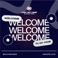 Minimal Welcome Page Instagram Post Preview