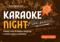 Reserve Karaoke Bar Postcard Image Preview