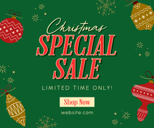 Christmas Holiday Shopping Sale Facebook post Image Preview