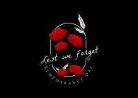 Lest We Forget Postcard Image Preview