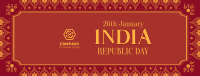 Indian Pattern Facebook cover Image Preview