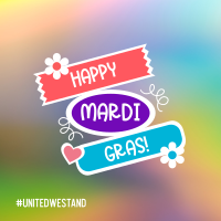 Mardi Gras Flag Linkedin Post Image Preview