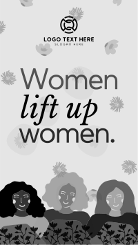 Women Lift Women Facebook Story Design