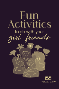 Girl Friends Activities Pinterest Pin Image Preview