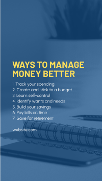 Ways to Manage Money Facebook story Image Preview