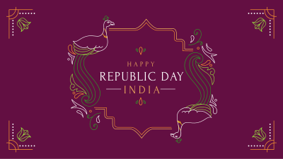 Republic Day India Facebook event cover Image Preview