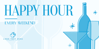 Groovy Happy Hour Twitter post Image Preview