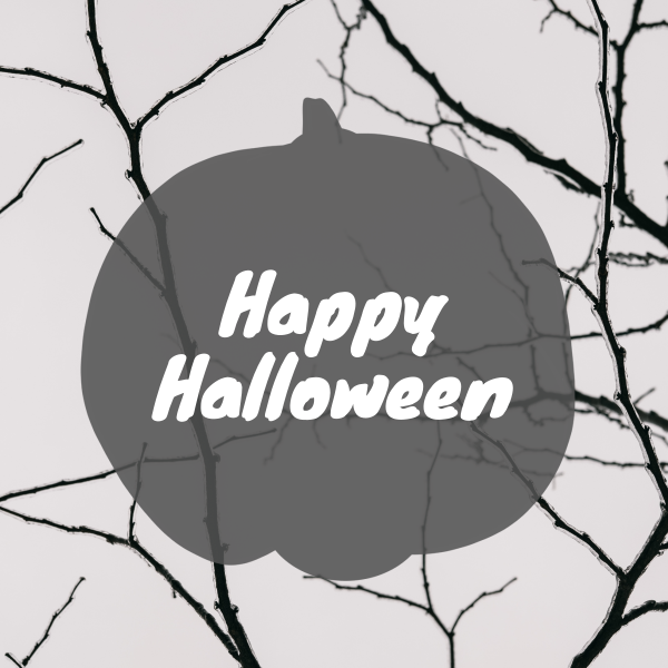 Simple Halloween Greeting Instagram Post Design Image Preview
