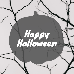Simple Halloween Greeting Instagram post