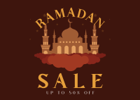 Ramadan Sale Offer Postcard Image Preview
