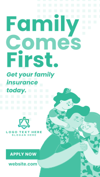Family Comes First Facebook story Image Preview