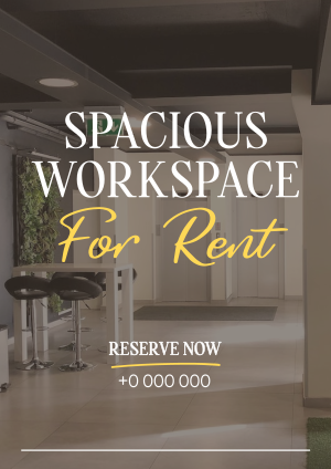 Spacious Space Rental Flyer Image Preview