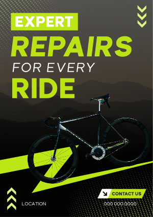 Bicycle Repair Lightning Flyer Image Preview