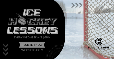 Ice Hockey Lessons Facebook ad Image Preview