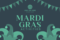 Mardi Gras Celebration Pinterest Cover Design