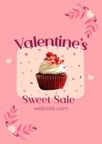 Valentines Cupcake Sale Poster Image Preview
