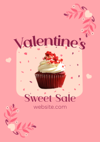 Valentines Cupcake Sale Poster Image Preview