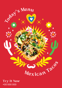 Mexican Taco Poster Image Preview