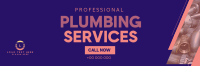 Expert Plumber Service Twitter header (cover) Image Preview