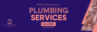 Expert Plumber Service Twitter header (cover) Image Preview