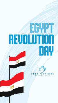 Egyptian Flag Facebook Story Design