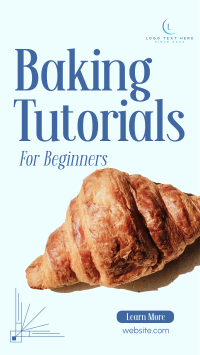 Learn Baking Now TikTok Video Design