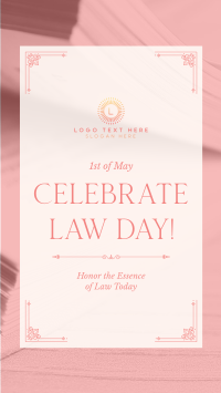 Formal Law Day Instagram Story Design