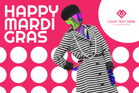 Mardi Gras Circles Pinterest Cover Image Preview
