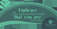 Abstract Modern Positive Quote Facebook ad Image Preview